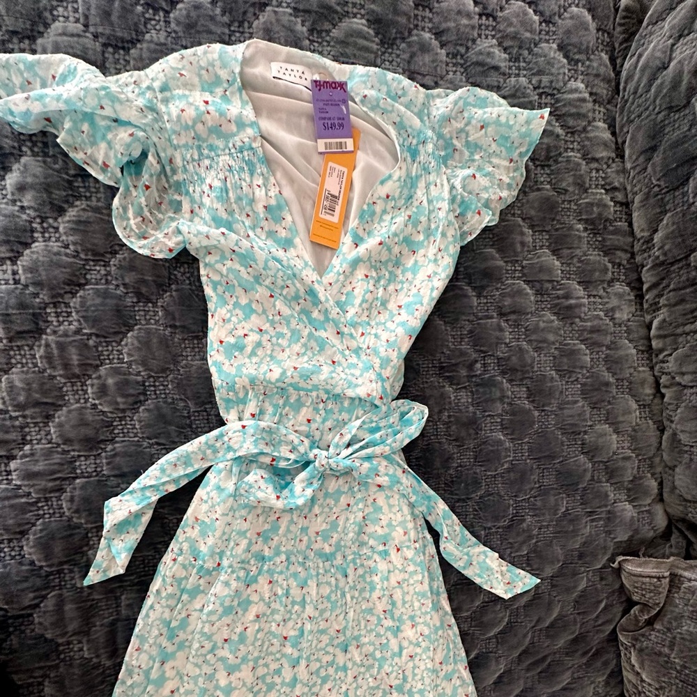 Tanya Taylor Liza Floral Silk Dress NWT